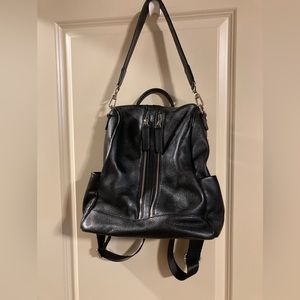 SOLD Leather Backpack Purse
